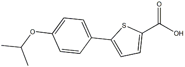 5-[4-(propan-2-yloxy)phenyl]thiophene-2-carboxylic acid