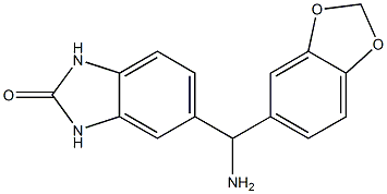  5-[amino(2H-1,3-benzodioxol-5-yl)methyl]-2,3-dihydro-1H-1,3-benzodiazol-2-one