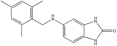 5-{[(2,4,6-trimethylphenyl)methyl]amino}-2,3-dihydro-1H-1,3-benzodiazol-2-one