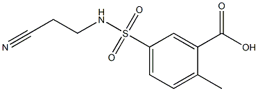 5-{[(2-cyanoethyl)amino]sulfonyl}-2-methylbenzoic acid