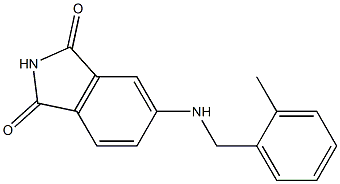 5-{[(2-methylphenyl)methyl]amino}-2,3-dihydro-1H-isoindole-1,3-dione Struktur