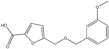 5-{[(3-methoxybenzyl)oxy]methyl}-2-furoic acid Structure