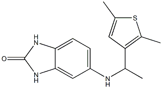 5-{[1-(2,5-dimethylthiophen-3-yl)ethyl]amino}-2,3-dihydro-1H-1,3-benzodiazol-2-one