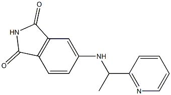 5-{[1-(pyridin-2-yl)ethyl]amino}-2,3-dihydro-1H-isoindole-1,3-dione