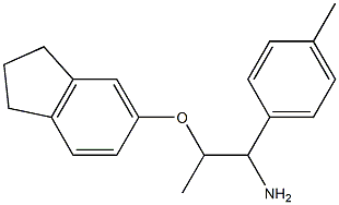  5-{[1-amino-1-(4-methylphenyl)propan-2-yl]oxy}-2,3-dihydro-1H-indene