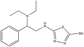 5-{[2-(diethylamino)-2-phenylethyl]amino}-1,3,4-thiadiazole-2-thiol|