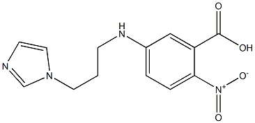  5-{[3-(1H-imidazol-1-yl)propyl]amino}-2-nitrobenzoic acid