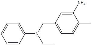 5-{[ethyl(phenyl)amino]methyl}-2-methylaniline Struktur