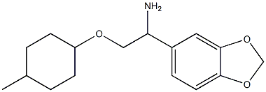 5-{1-amino-2-[(4-methylcyclohexyl)oxy]ethyl}-2H-1,3-benzodioxole