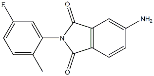 5-amino-2-(5-fluoro-2-methylphenyl)-2,3-dihydro-1H-isoindole-1,3-dione Structure