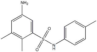 5-amino-2,3-dimethyl-N-(4-methylphenyl)benzene-1-sulfonamide Structure