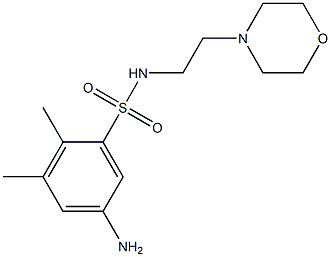 5-amino-2,3-dimethyl-N-[2-(morpholin-4-yl)ethyl]benzene-1-sulfonamide