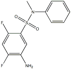 5-amino-2,4-difluoro-N-methyl-N-phenylbenzene-1-sulfonamide Structure