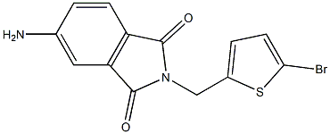 5-amino-2-[(5-bromothiophen-2-yl)methyl]-2,3-dihydro-1H-isoindole-1,3-dione