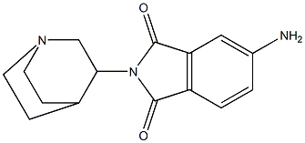 5-amino-2-{1-azabicyclo[2.2.2]octan-3-yl}-2,3-dihydro-1H-isoindole-1,3-dione Structure