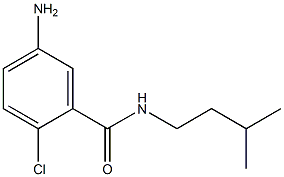 5-amino-2-chloro-N-(3-methylbutyl)benzamide,,结构式
