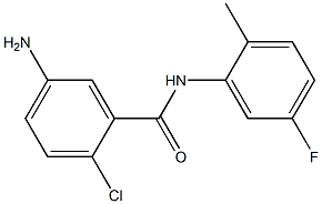 5-amino-2-chloro-N-(5-fluoro-2-methylphenyl)benzamide Structure