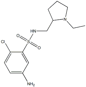 5-amino-2-chloro-N-[(1-ethylpyrrolidin-2-yl)methyl]benzene-1-sulfonamide