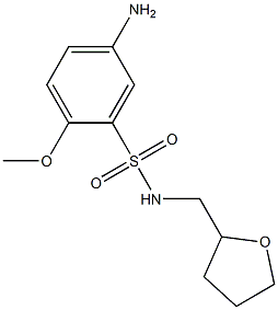  5-amino-2-methoxy-N-(oxolan-2-ylmethyl)benzene-1-sulfonamide