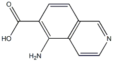 5-aminoisoquinoline-6-carboxylic acid,,结构式