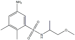 5-amino-N-(1-methoxypropan-2-yl)-2,3-dimethylbenzene-1-sulfonamide Structure