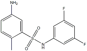  5-amino-N-(3,5-difluorophenyl)-2-methylbenzene-1-sulfonamide