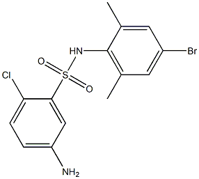 5-amino-N-(4-bromo-2,6-dimethylphenyl)-2-chlorobenzene-1-sulfonamide