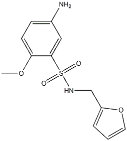 5-amino-N-(furan-2-ylmethyl)-2-methoxybenzene-1-sulfonamide