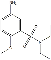 5-amino-N,N-diethyl-2-methoxybenzene-1-sulfonamide Structure