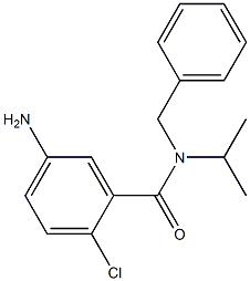 5-amino-N-benzyl-2-chloro-N-(propan-2-yl)benzamide 结构式