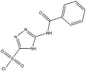 5-benzamido-4H-1,2,4-triazole-3-sulfonyl chloride|