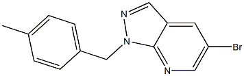 5-bromo-1-(4-methylbenzyl)-1H-pyrazolo[3,4-b]pyridine,,结构式