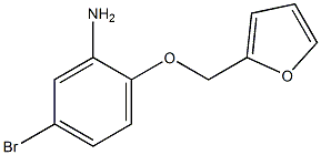 5-bromo-2-(furan-2-ylmethoxy)aniline Structure