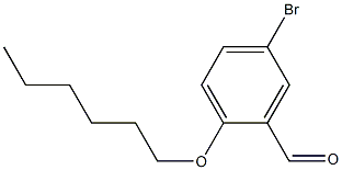 5-bromo-2-(hexyloxy)benzaldehyde Structure