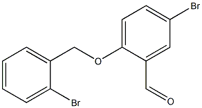 5-bromo-2-[(2-bromophenyl)methoxy]benzaldehyde,1039844-65-9,结构式
