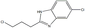 5-chloro-2-(3-chloropropyl)-1H-1,3-benzodiazole