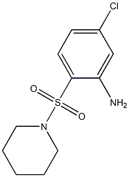 5-chloro-2-(piperidine-1-sulfonyl)aniline Structure