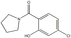  5-chloro-2-(pyrrolidin-1-ylcarbonyl)phenol