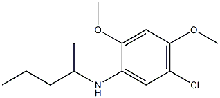 5-chloro-2,4-dimethoxy-N-(pentan-2-yl)aniline Structure