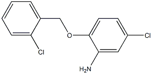 5-chloro-2-[(2-chlorophenyl)methoxy]aniline Structure