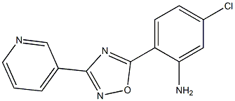 5-chloro-2-[3-(pyridin-3-yl)-1,2,4-oxadiazol-5-yl]aniline Structure