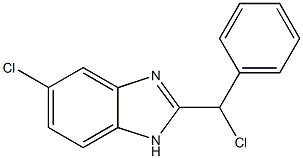 5-chloro-2-[chloro(phenyl)methyl]-1H-1,3-benzodiazole