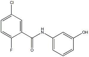 5-chloro-2-fluoro-N-(3-hydroxyphenyl)benzamide