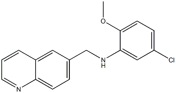 5-chloro-2-methoxy-N-(quinolin-6-ylmethyl)aniline