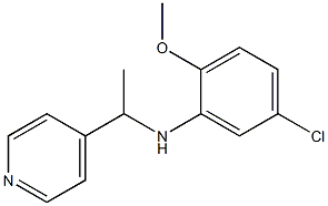 5-chloro-2-methoxy-N-[1-(pyridin-4-yl)ethyl]aniline