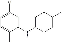 5-chloro-2-methyl-N-(4-methylcyclohexyl)aniline