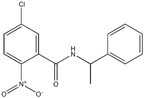 5-chloro-2-nitro-N-(1-phenylethyl)benzamide|