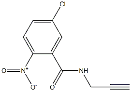 5-chloro-2-nitro-N-prop-2-ynylbenzamide Struktur