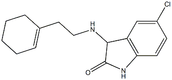 5-chloro-3-{[2-(cyclohex-1-en-1-yl)ethyl]amino}-2,3-dihydro-1H-indol-2-one