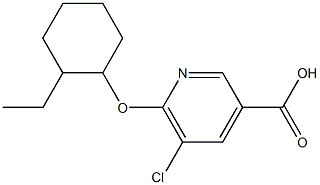 5-chloro-6-[(2-ethylcyclohexyl)oxy]pyridine-3-carboxylic acid